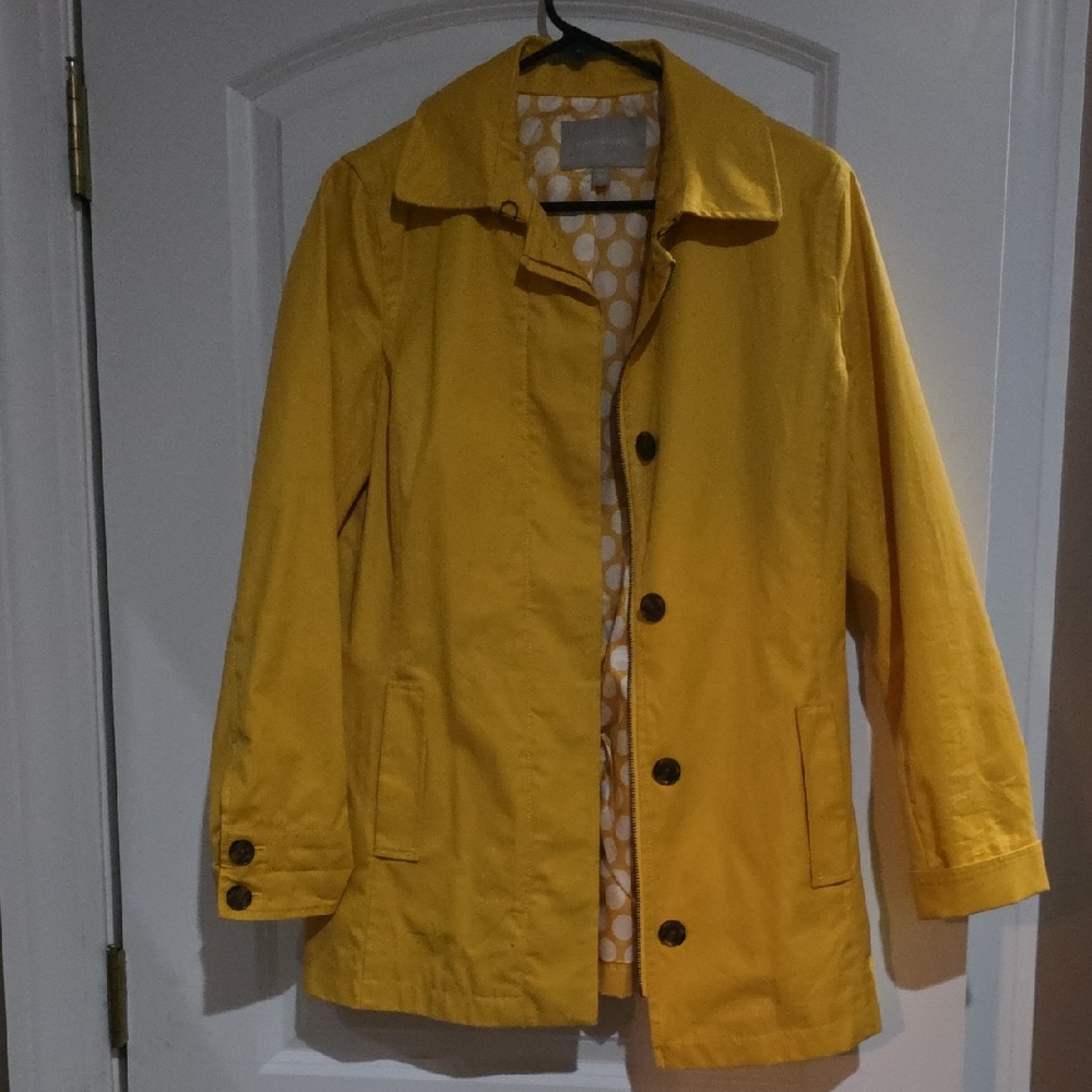 Banana Republic Yellow Trench Coat